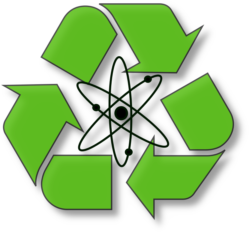 Atomic recycling symbool